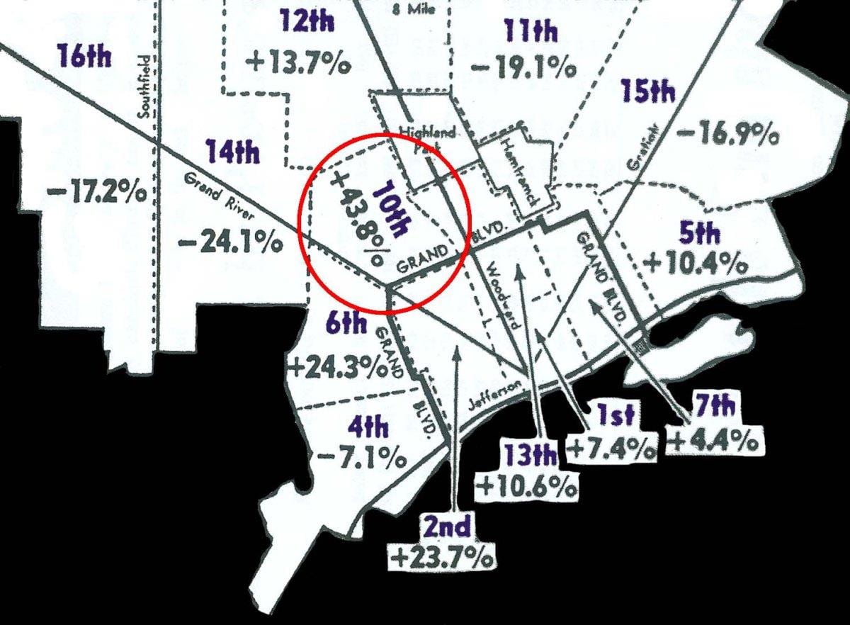 Detroit õu kaart